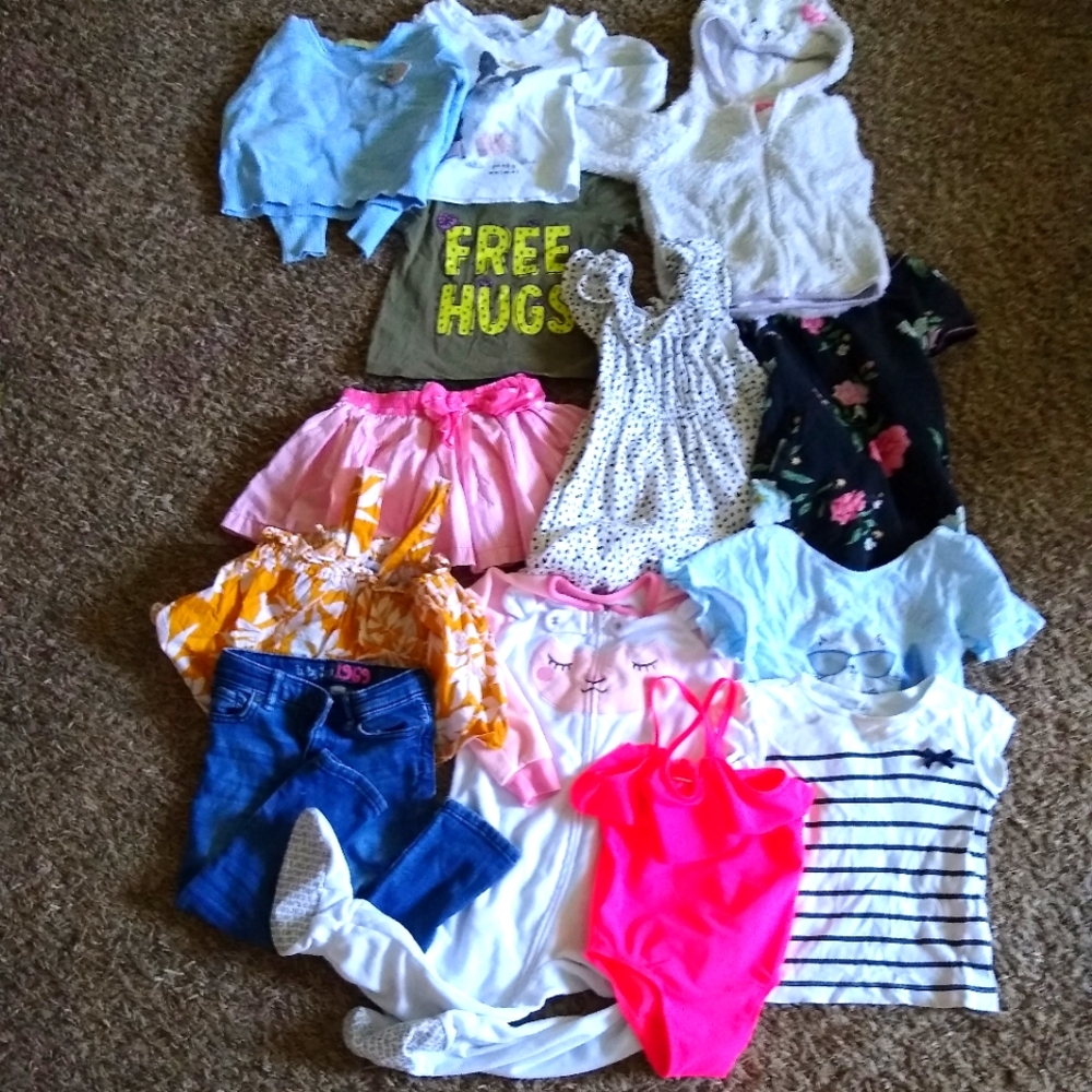 Toddler girl clothes bundle